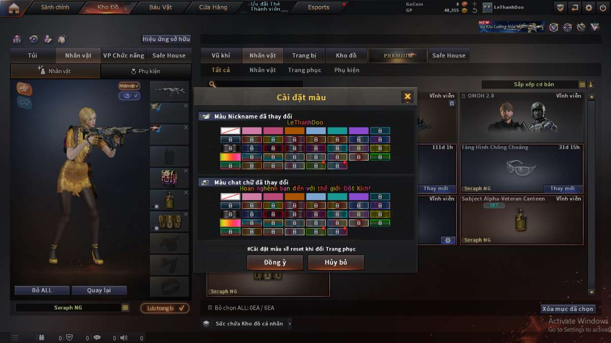 shop acc cf uy tin gia re